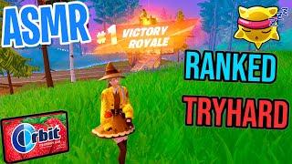 ASMR Gaming  Fortnite Ranked Tryhard! Relaxing Gum Chewing  Controller Sounds + Whispers