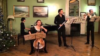 Carl Philipp Emmanuel Bach - trio-sonata for two flutes, piano and basso continuo
