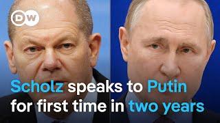 Germany's Scholz urges Putin to be prepared to negotiate with Ukraine | DW News