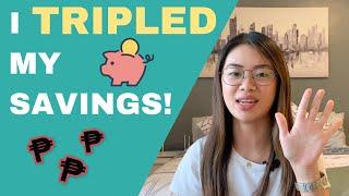 I TRIPLED MY SAVINGS! : 5 Tips on How to Get Good with Money in 2024