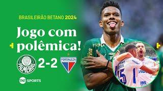 VEIGA E ESTÊVÃO MARCAM DE PÊNALTI MAS FORTALEZA EMPATA COM GOLAÇO! PALMEIRAS 2 X 2 FORTALEZA