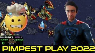 Pimpest Plays 2022 - 200 IQ Bonyth Teaches How To Defend Dark Templars Rush Without Observer !