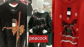 peacock women's wear Christmas collection December 2023@window shopping in London by Gul