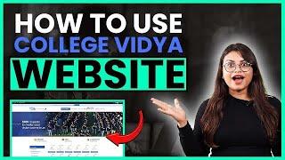 College Vidya Website Walkthrough! How to Find Best Online University? AI powered! Collegevidya.com