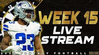 Week 15 Live Stream Q&A - 2024 Fantasy Football