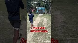 Arm ball in different angles  don’t miss end #shorts #armball #spinbowling #viral #instareels