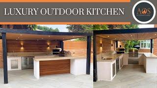 NEW OUTDOOR LIVING SPACE: LUXURY OUTDOOR KITCHEN BUILD | GOZNEY DOME | ASCOT