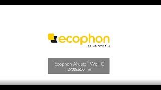 Ecophon Akusto™ Wall C 2700x600 mm installation