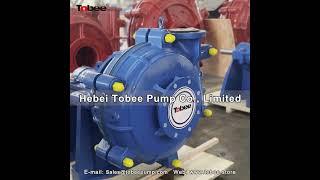 Tobee® чугунный шламовый насос для перекачки золы и шлака сталелитейного завода