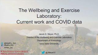 Prime Time Alive 9/29/21  Wellbeing and Exercise Laboratory- Current work and COVID Data