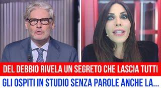 PAOLO DEL DEBBIO FERMA GLI OSPITI IN STUDIO DOPO UN DURO CONFRONTO PER PARLARE DI UNA COSA...