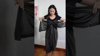 Haciendo un vestido sin máquina de coser #fashionhacks #hacks #diy #vestidos #dressdesign