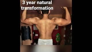 3 year natural #transformation  #back #biceps #crossfit #motivation