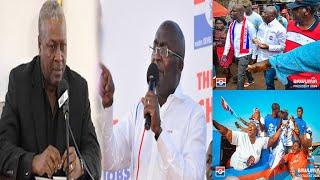 Eii.. Bawumia For 1st Time Angrily Punches Mahama In Public…”Don’t Dare Me With NDC Fake Green Book”