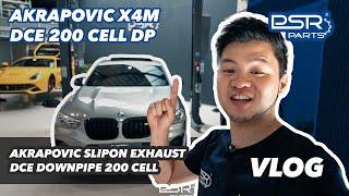 BMW F98 X4M Akrapovic Slip On Exhaust + 200 cell Downpipe & Resonataor Delete Exhaust Sound! VLOG