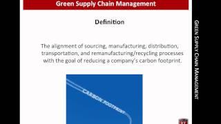 Green Supply Chain Management | CSCMS