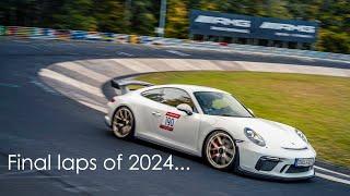 Using the final laps of 2024 for suspension testing | Nordschleife | 991.2 GT3 MR 6-spd (COLD tires)