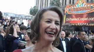 Oscar Red Carpet: Janet McTeer on Oscar Red Carpet