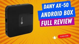 DANY AX-50 Android TV Box | Full Review | اردو / हिंदी` | Urdu / Hindi