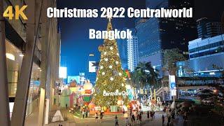 [4K] Bangkok Thailand I Christmas 2022 at Centralworld  I  December 2022