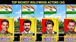 Top  Rich Indian Actors 2025 || Top Richest Bollywood Actors