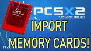 HOW TO IMPORT SAVE FILES! - PCSX2 1.6.0 Tutorial