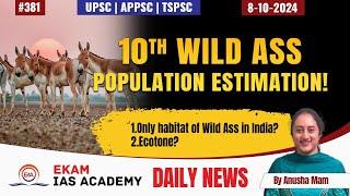 10th Wild Ass population estimation! @ekamiasacademy_official