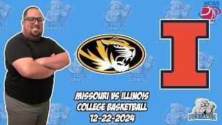 Missouri vs Illinois 12/22/24 Free College Basketball Picks and Predictions  | NCAAB Pick