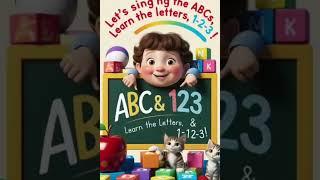 ABC part1 by Little Jerry Nursery Rhymes and Kids Songs |shorts| #butterfly #shorts #happychristmas