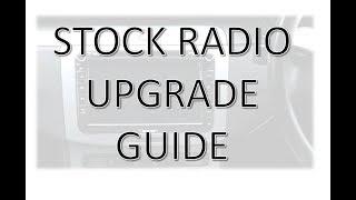 Stock Radio upgrade guide - new to ICE
