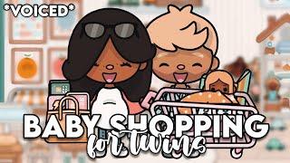 going baby shopping for the twins  | VOICED toca life world roleplay