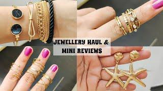 WESTERN JEWELLERY HAUL | Rings, Bracelets & Earrings | Online Stores in India