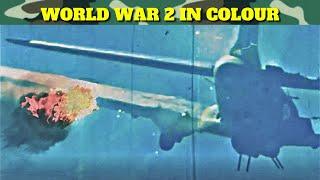 Incredible Combat Color Film : Luftwaffe Gun Camera footage over Germany