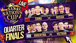 SAX NATIONS CUP Quarterfinals China vs Russia | Argentina vs Vietnam #ageofempires2 #aoe2 (01-11-24)