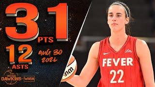 Caitlin Clark Puts On a Show With 31 Pts x 12 Asts vs Sky  | August 30, 2024