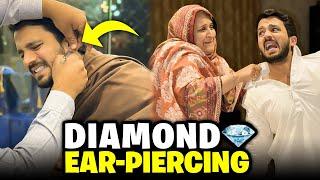 Diamond Ear Stud Gifted by a fanAmma sy chup Chupa k...