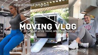 MOVING VLOG| Binge eating update, Upper body workout, House tour & moving out + more!