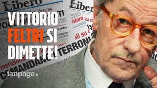 Vittorio Feltri si dimette da giornalista: "Ha rinunciato al suo mestiere per scrivere liberamente"