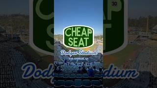 I found the single worst seat at Dodger Stadium, home of the Los Angeles Dodgers #mlb #baseball