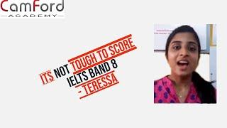 Best IELTS Training Trivandrum | Teressa @ CAMFORD scores 8 in IELTS ( Kerala, India)