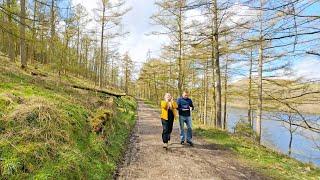 Sunny 4K Walk Around Ladybower Reservoir | Ambient Nature Walk in the Peak District