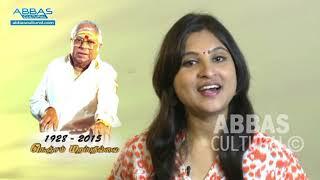 NINAIPATHELLAM NADANDHUVITTAL BY SUPER SINGER SAICHARAN | TRIBUTE TO MSV |  ABBAS CULTURAL