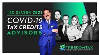 Tax Season 2021 - Freedomtax Accounting Promo - Covid-19 Tax Credits, PPP, EIDL, ERC Experts.