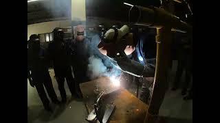 1G Welding (Korea welding master Lee Sangman) (이상만 대한민국 용접 품질명장, 삼성중공업 용접 명장) 송원국제 ,외국인 용접공