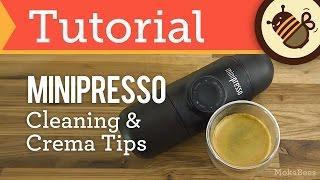 Minipresso GR - Cleaning & Crema Tips