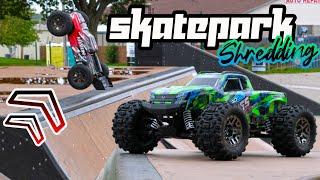 ARRMA Kraton & Traxxas Hoss 4x4 VXL Skatepark Bash