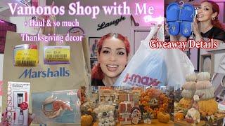 Tjmaxx & Marshall's Vamonos shop with me + Haul | So much Thanksgiving Decor