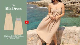 DIY Mia Cami Beach Dress Tutorial - tintofmintPATTERNS