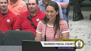 Warren County Fiscal Court 05 23 2024