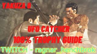 UFO Catcher - Yakuza 0 100% Trophy Guide